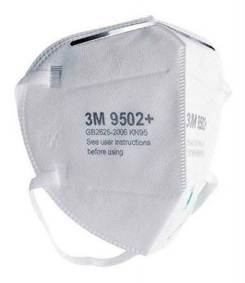 Barbijo Respirador 3M 9502 Plegable Niosh N95
