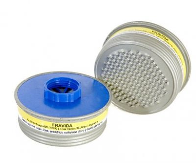 Filtro para gases acidos y vapores organicos Fravida x Par 5300/22 Para Comfos